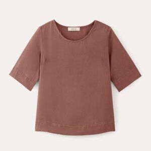 The Relaxed Tee in Buttersoft Mocha Small